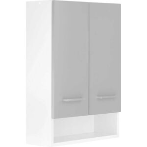 welltime Hängeschrank »Ribera« weiss/grau Größe