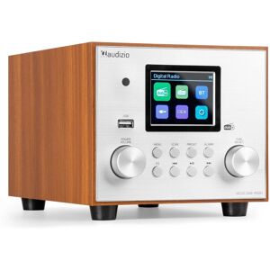 AUDIZIO Digitalradio (DAB+) »Vieste«, (Digitalradio (DAB+)-FM-Tuner) silberfarben Größe