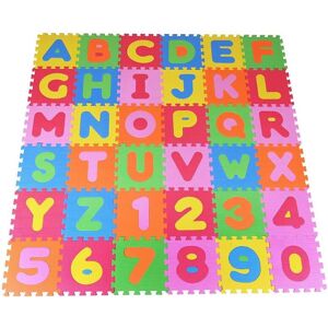 Knorrtoys® Puzzlematte »ABC + Zahlen /36 tlg/30 cm« Mehrfarbig Größe