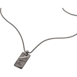 Calvin Klein Edelstahlkette »CK METALLIC WAVES, 35100032, 35100033« schwarz Größe