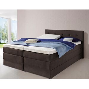 hapo Boxspringbett, mit Bettkasten braun Größe