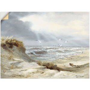 Artland Wandbild »Dünen an der stürmischen See«, Küste, (1 St.), als... Farbe Bild(er): grün Größe