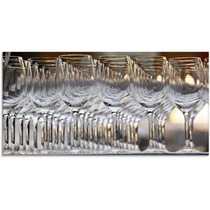 Artland Glasbild »Weingläser«, Geschirr & Besteck, (1 St.), in verschiedenen... Farbe Bild(er): weiss Größe