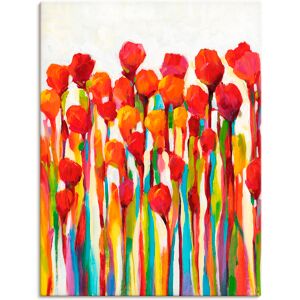 Artland Wandbild »Strotzen mit Farben I«, Blumenwiese, (1 St.), als... Farbe Bild(er): rot Größe