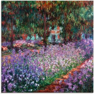 Artland Glasbild »Der Garten des Künstlers bei Giverny«, Garten, (1 St.), in... Farbe Bild(er): lila Größe