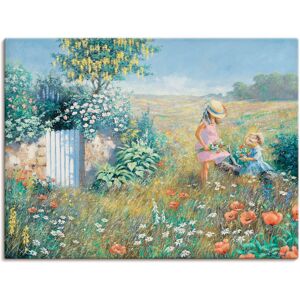 Artland Wandbild »Ausserhalb des Gartens«, Garten, (1 St.), als Leinwandbild,... Farbe Bild(er): grün Größe