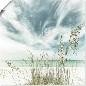 Artland Wandbild »Allein am Strand«, Strandbilder, (1 St.), als Leinwandbild,... Farbe Bild(er): blau Größe