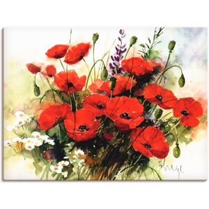 Artland Wandbild »Blumen Zusammenstellung III«, Blumen, (1 St.), als... Farbe Bild(er): rot Größe