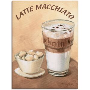 Artland Wandbild »Latte Macchiato«, Getränke, (1 St.), als Leinwandbild,... Farbe Bild(er): naturfarben Größe