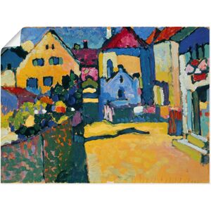 Artland Wandbild »Grüngasse in Murnau. 1909«, Europa, (1 St.), als... Farbe Bild(er): gelb Größe