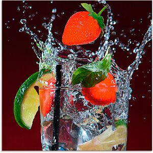 Artland Glasbild »Frischer Fruchtcocktail I«, Getränke, (1 St.), in... Farbe Bild(er): bunt Größe