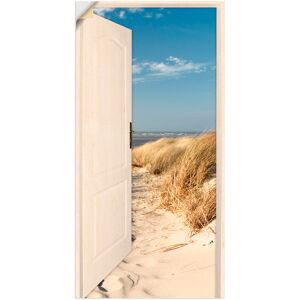 Artland Wandbild »Nordseestrand auf Langeoog«, Strand, (1 St.), als Poster,... Farbe Bild(er): naturfarben Größe