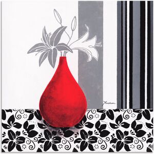 Artland Wandbild »Blumenmuster«, Vasen & Töpfe, (1 St.), als Alubild,... Farbe Bild(er): schwarz Größe
