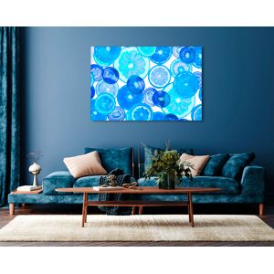 queence Acrylglasbild »Egid«, Abstrakt-klassische Fantasie-Obst-Obst Bilder,... Farbe Bild(er): blau Größe