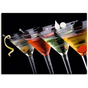 Artland Wandbild »Klassische Martini - Cocktail«, Getränke, (1 St.), als... Farbe Bild(er): schwarz Größe