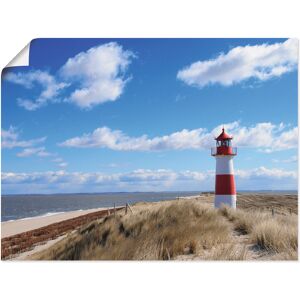 Artland Leinwandbild »Leuchtturm Sylt«, Gebäude, (1 St.), auf Keilrahmen... Farbe Bild(er): blau Größe
