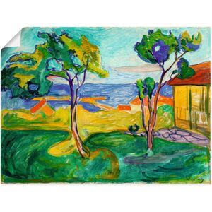 Artland Kunstdruck »Der Garten in Asgardstrand. 1904-05«, Wiesen & Bäume, (1... Farbe Bild(er): grün Größe