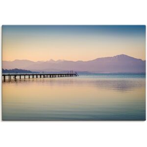 Artland Wandbild »Morgen am Chiemsee«, Seebilder, (1 St.), als Alubild,... Farbe Bild(er): gelb Größe