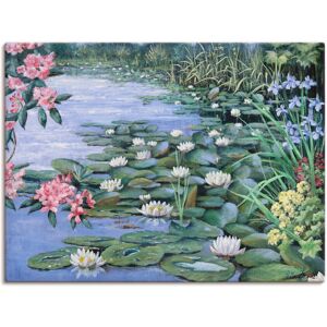Artland Leinwandbild »Der See«, Gewässer, (1 St.), auf Keilrahmen gespannt Farbe Bild(er): grün Größe
