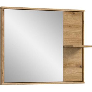 welltime Spiegel »Kayu, Breite 84 cm, 1 Ablagefläche«, Badspiegel, Bad-Möbel,... Evoke Oak Nachbildung Größe