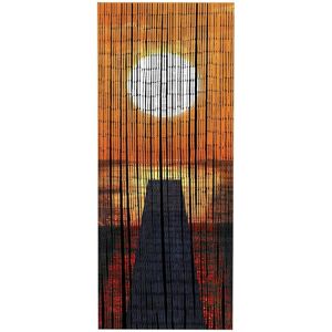 Maximex Türvorhang »Modell Sonnenuntergang«, (1 St.), Insekten- und... orange Größe 200 cm