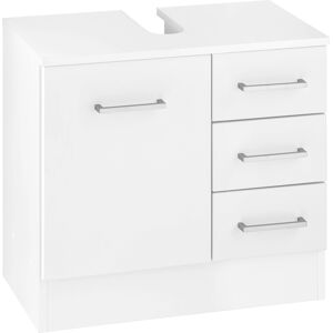 welltime Waschbeckenunterschrank »Ribera« weiss/weiss Größe