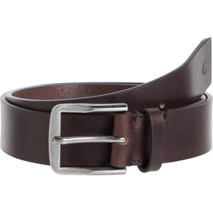 Calvin Klein Jeans Ledergürtel »CLASSIC FLAT 35MM«, mit Logoprägung Brown/Antique Silver Größe 120