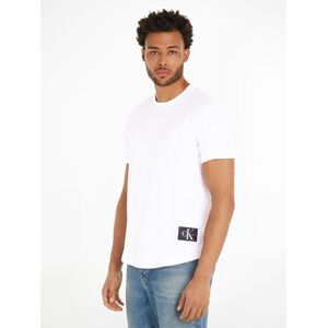 Calvin Klein Jeans T-Shirt »BADGE TURN UP SLEEVE«, mit Logopatch weiss Größe M