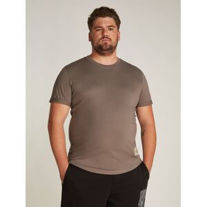 Calvin Klein Jeans Plus T-Shirt »Plus Badge Turn Up Sleeve«, in Grossen... Falcon Größe XXL