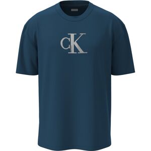 Calvin Klein Jeans T-Shirt »SS CNTR MNGRM E CLSS«, Mit Rundhalsausschnitt Blue Jean Größe XXL