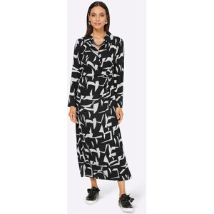 heine Druckkleid »Druck-Kleid« schwarz-champagner-gemustert Größe 36