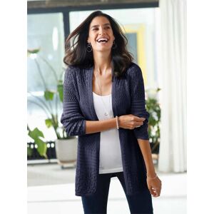Inspirationen Strickjacke nachtblau Größe 50