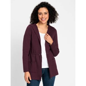 Inspirationen Cardigan burgund Größe 52
