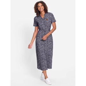 Casual Looks Jerseykleid »Jersey-Kleid« marine-weiss-bedruckt Größe 21