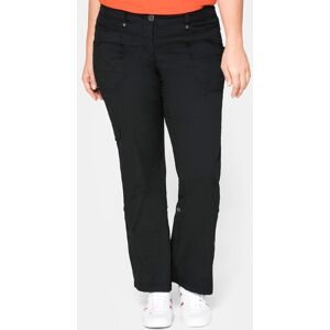 Sheego Cargohose schwarz Größe 108