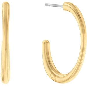 Calvin Klein Paar Creolen »Schmuck Edelstahl Ohrschmuck Damenohrringe... gelbgoldfarben Größe