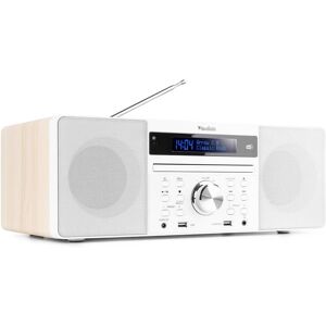 CD-Radiorecorder »Audizio Prato«, (FM-Tuner-Digitalradio (DAB+) 60 W) weiss Größe