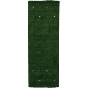 carpetfine Wollteppich »Gabbeh Uni, auch als Läufer und Rund erhältlich«,... grün Größe B: 80 cm 1 St.