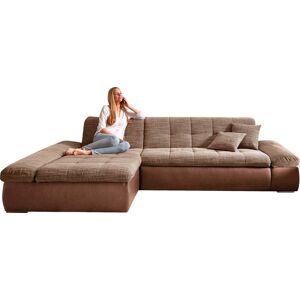 DOMO collection Ecksofa »Moric, L-Form, XXL-Sofa - Breite 300cm«, wahlweise... braun/beige-braun Größe