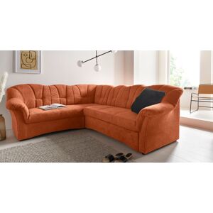 DOMO collection Ecksofa »Papenburg B/T/H: 242/190/84 cm L-Form«, wahlweise... terra Größe