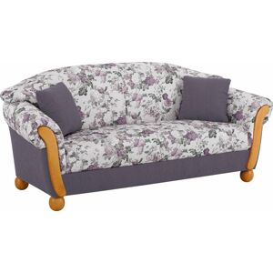 Home affaire 3-Sitzer »Milano, bequemes Sofa mit geschwungenen Armlehnen,... flieder/flieder geblümt Größe