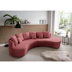 INOSIGN Ecksofa »Limoncello organische Formensprache, OTTOs Choice, L-Form«,... koralle-rot Größe