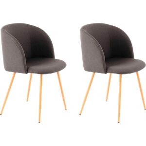 Kayoom Stuhl »Celina 210 2er-Set, Polsterstuhl, Sitzfläche aus Schaumstoff«,... Schwarz Größe