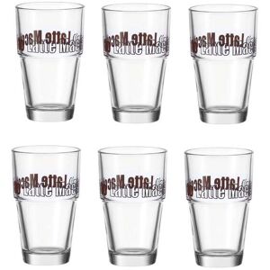 LEONARDO Latte-Macchiato-Glas »Macchiato Glas Solo«, (6 tlg.) Transparent Größe