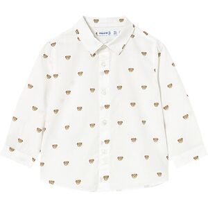 Mayoral Baby Jungen Hemd Weiss Kinder Größe: 74 2107