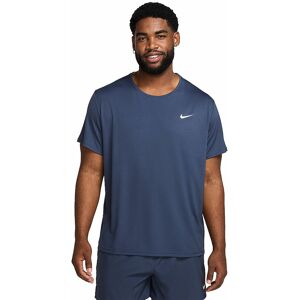 NIKE Herren Laufshirt Dri-FIT UV Miler dunkelblau Größe: M DV9315 Auf Lager Herren M