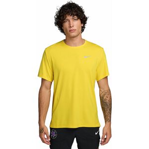 NIKE Herren Laufshirt Dri-FIT UV Miler gelb Größe: XL DV9315 Auf Lager Herren XL