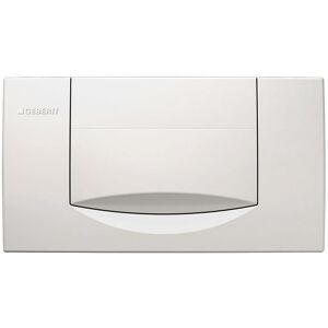 Geberit WC-Betätigungsplatte 200F für Spül-Stopp Spülung 115.222.11.1, Montagezubehör, weiß