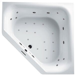 Riho Austin Whirlpool 145 x 145 cm mit Joy Whirlpoolsystem, Version links, B005017005, Whirlpools, weiß
