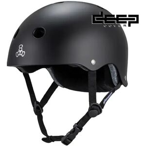 Triple Eight Deep Cover Helm (Black Mat)